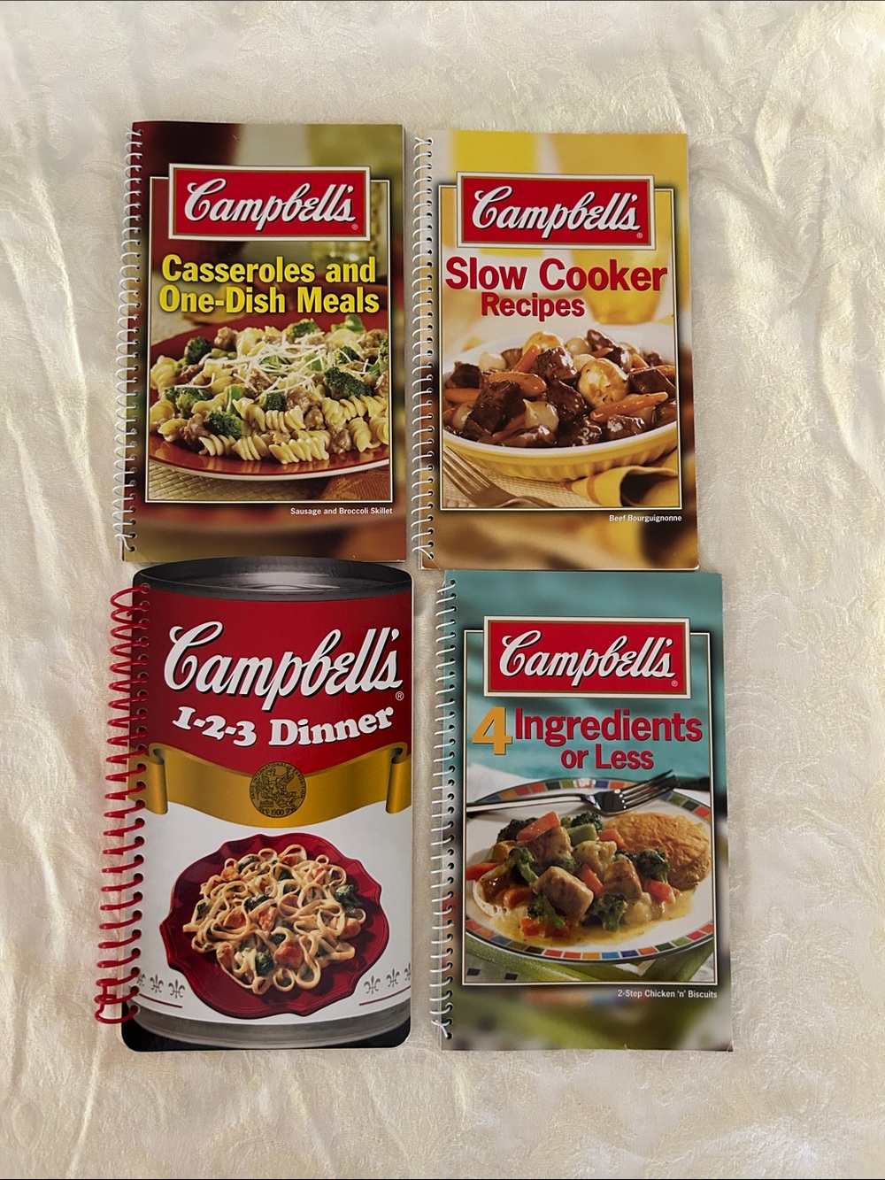 Campbell's Soup Cookbook Collection - Set of 4 Spiral Bound